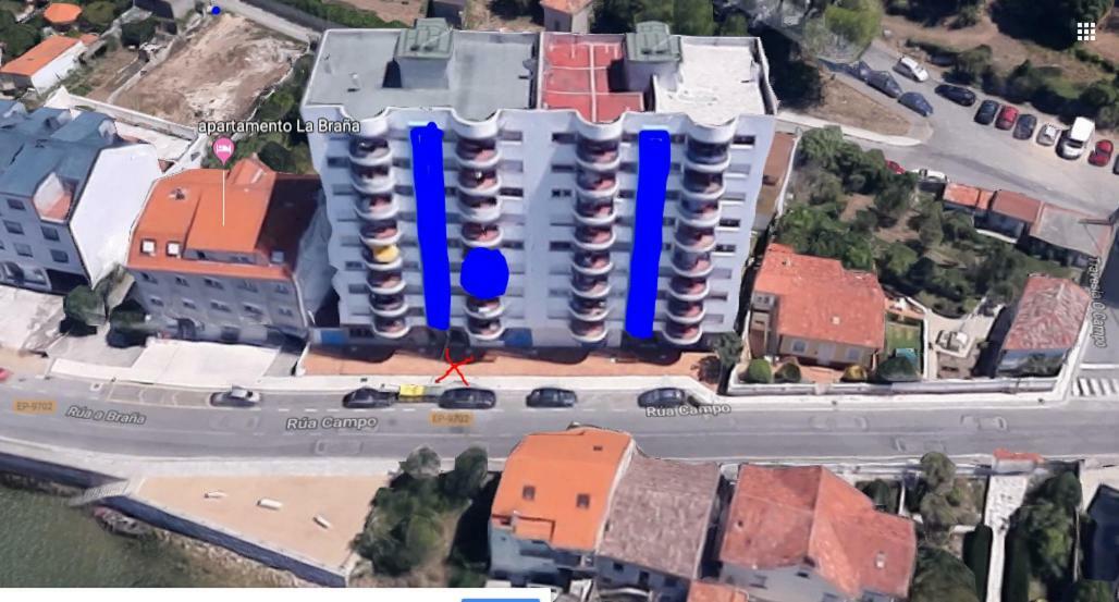 Apartamentos Poniente Villanueva De Arosa Dış mekan fotoğraf