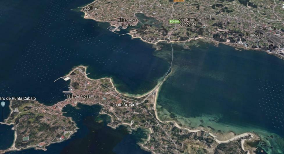 Apartamentos Poniente Villanueva De Arosa Dış mekan fotoğraf