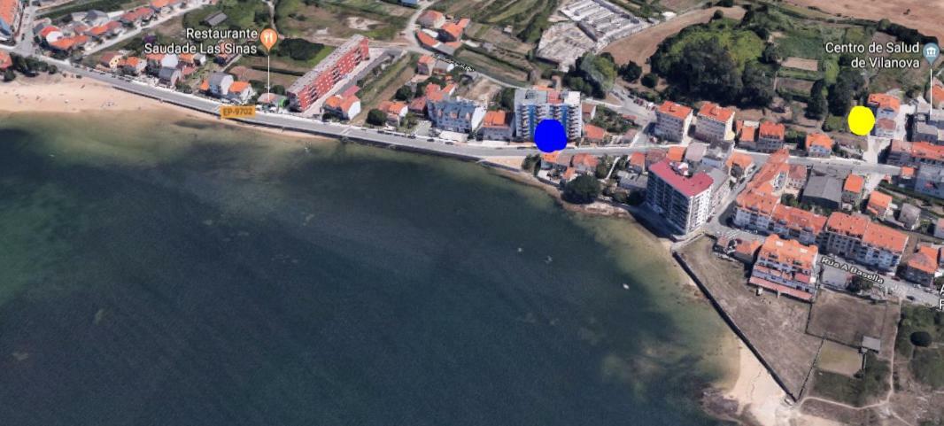 Apartamentos Poniente Villanueva De Arosa Dış mekan fotoğraf